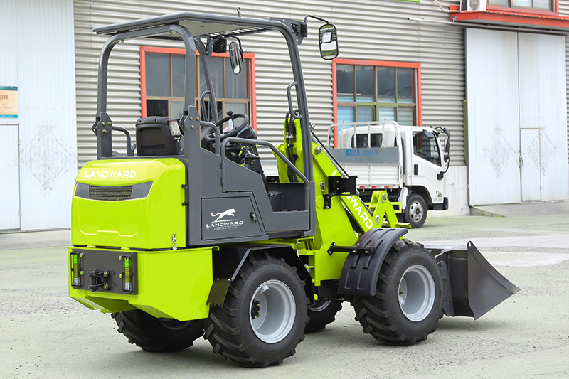 LANDWARD 608E Electric Wheel Loader - 800kg Battery-Powered Compact Mini Loader