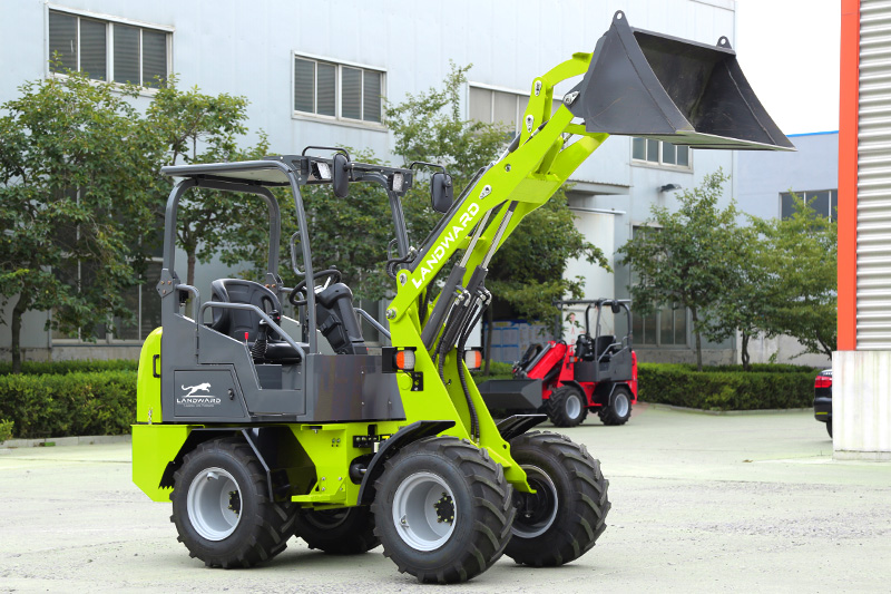 LANDWARD 608E Electric Wheel Loader - 800kg Battery-Powered Compact Mini Loader