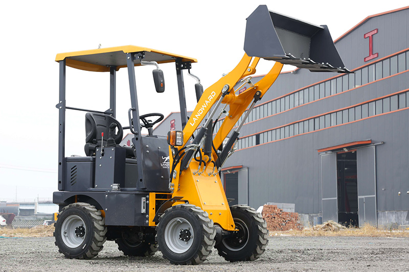 LANDWARD 605E Electric Wheel Loader - 500kg Compact Battery-Powered Mini Loader